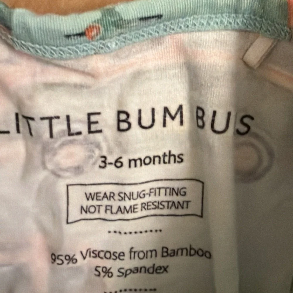 Little Bum Bums Baby Boys 3-6 Months Vw Moped Sleeper Pajamas Romper EUC
